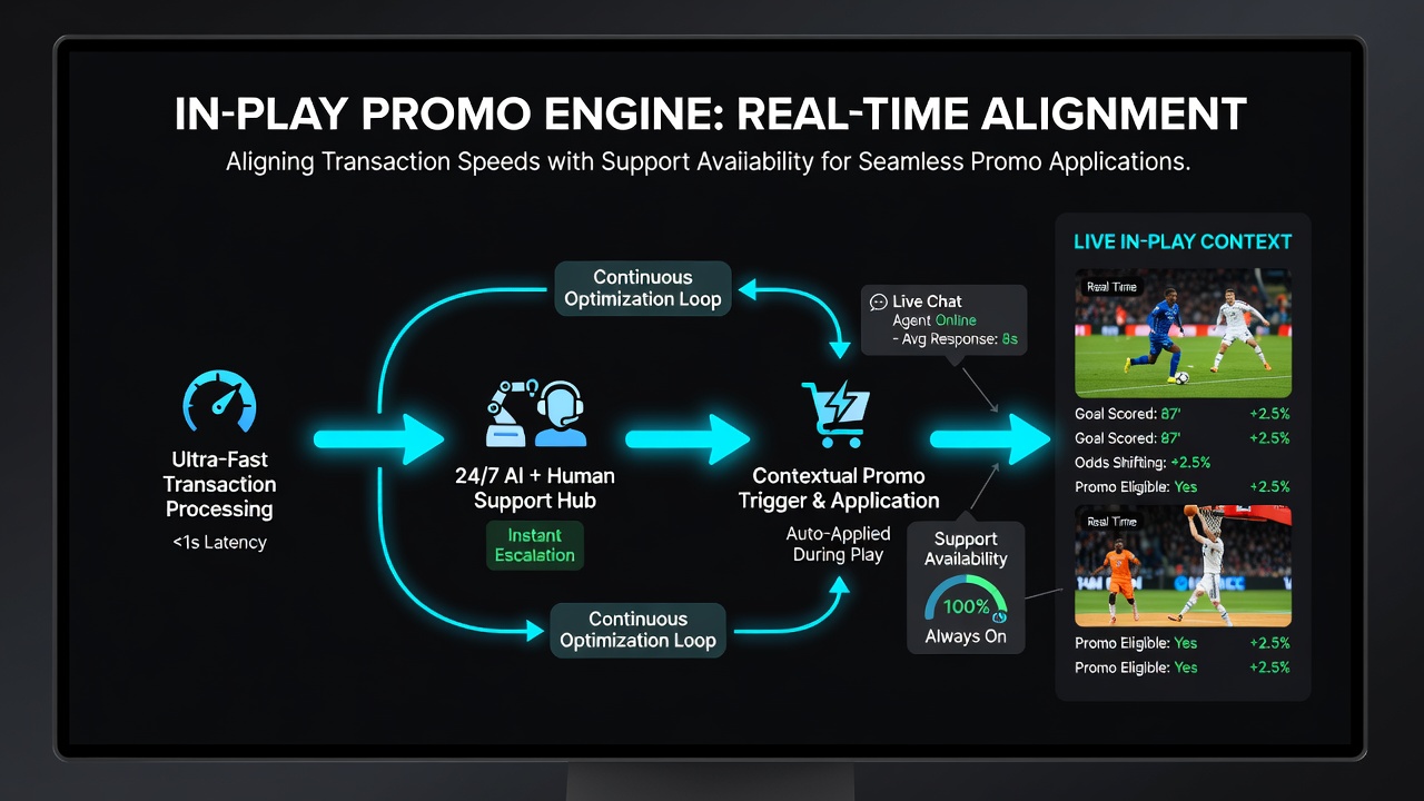 Support dashboard showing synchronized queues for multiple betting verticals with live transaction status indicators