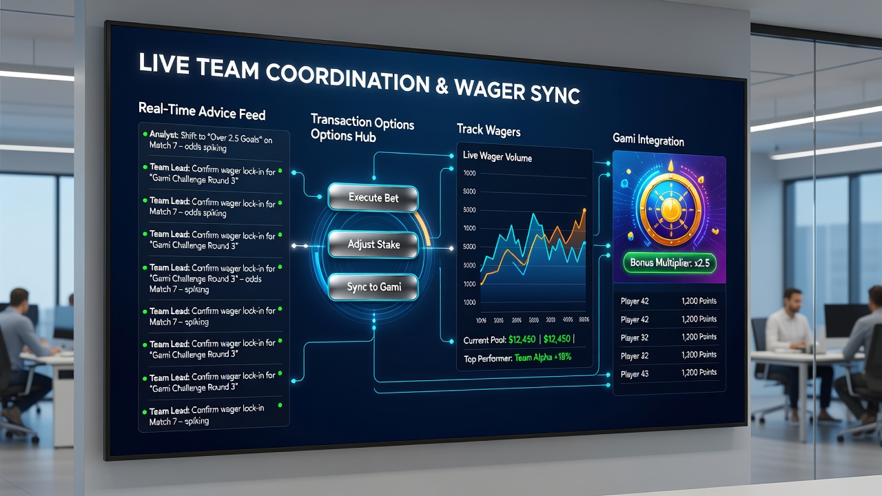 User dashboard displaying coordinated advice panels and payment selections for soccer, racing, and casino rounds