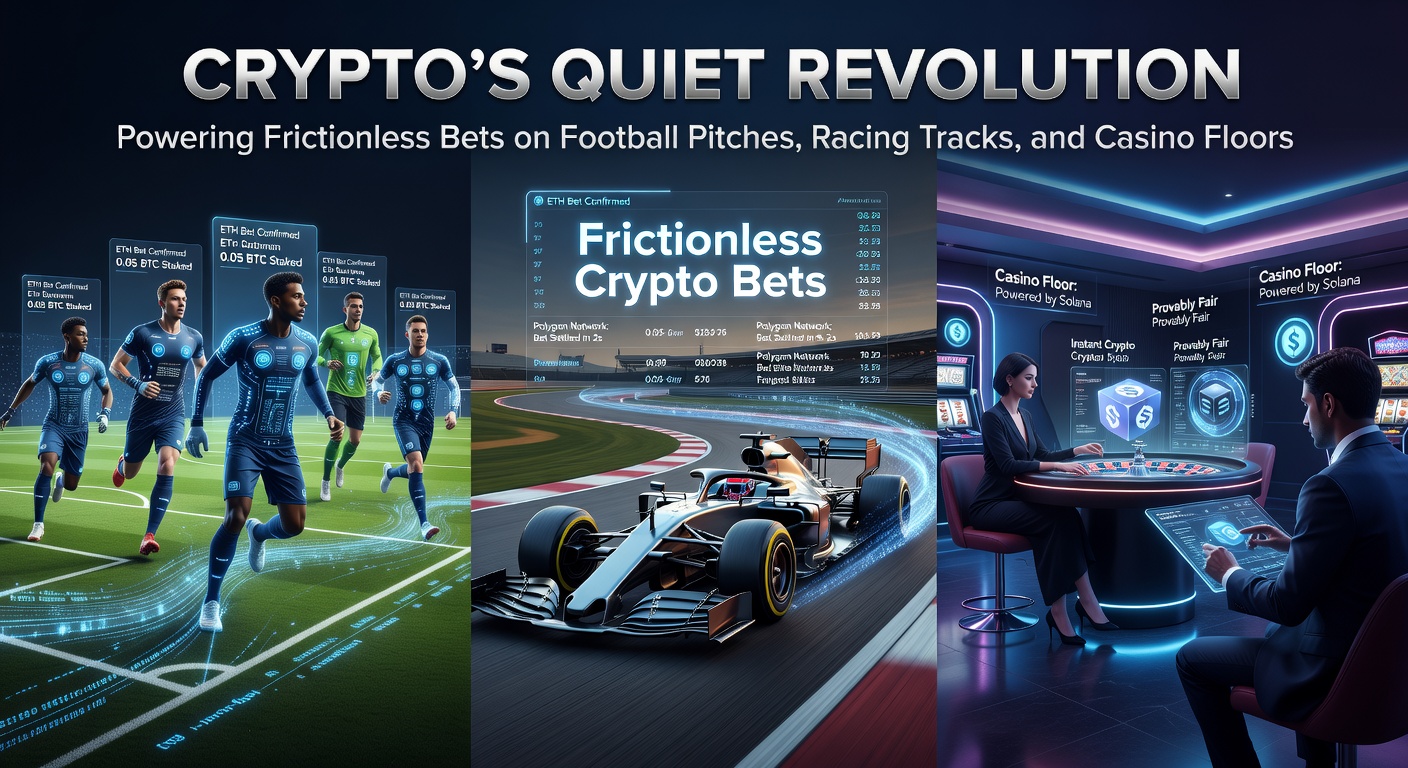 Digital wallet displaying instant crypto deposit for a live soccer match bet, highlighting blockchain transaction speed