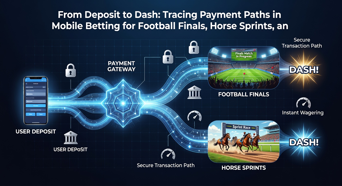 Close-up of a horse sprint race on a mobile screen next to payment confirmation notification and casino slot reels spinning in the background