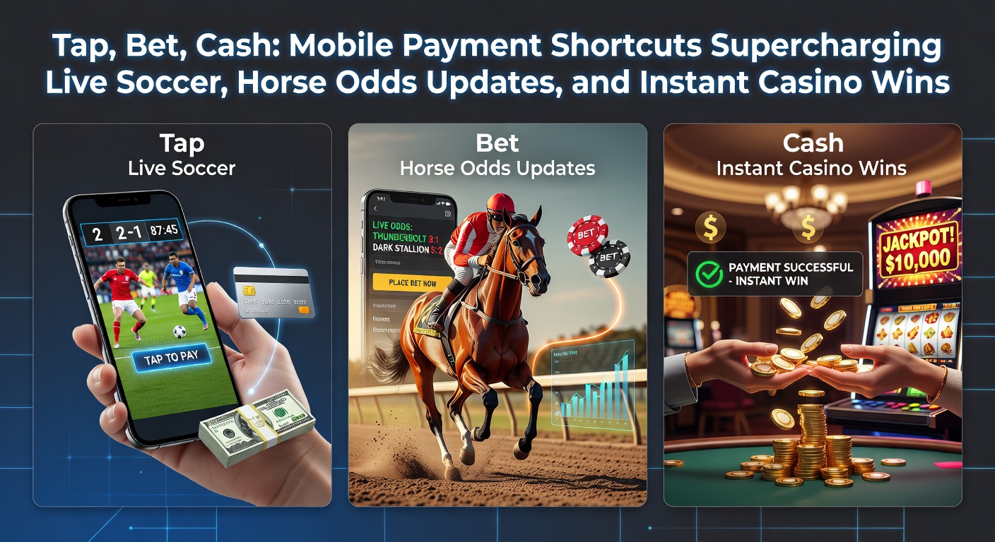 Smartphone displaying a live soccer match with overlaid betting odds and a one-tap payment confirmation screen, highlighting seamless mobile wagering